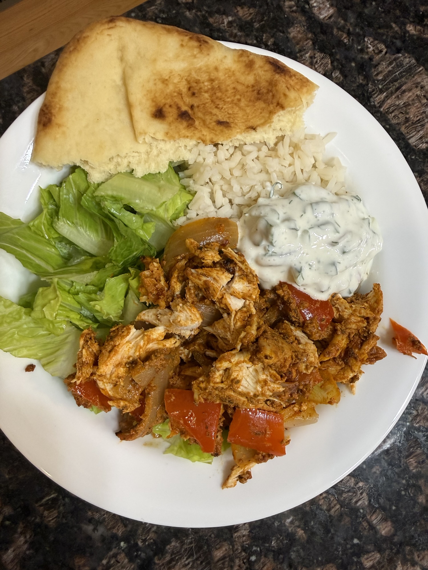 Chicken Shawarma bowls